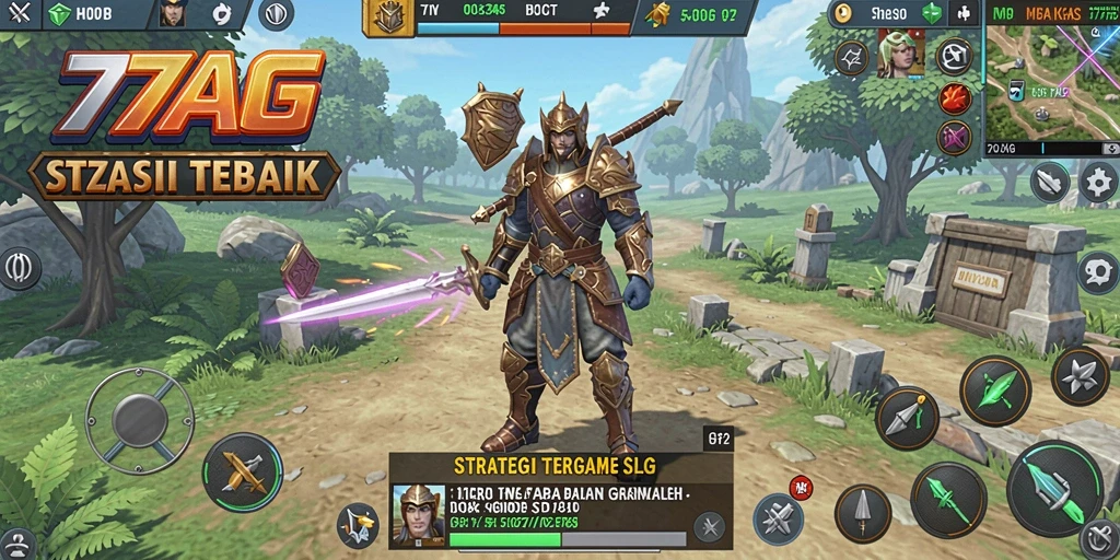 Gameplay menarik dari 77AG dengan strategi pertempuran yang mendebarkan.