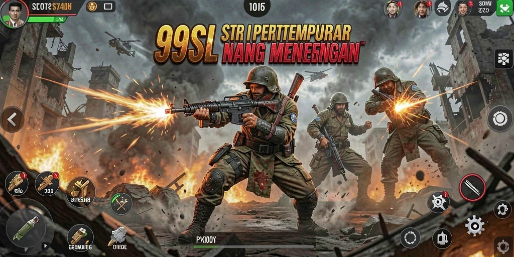Tangkapan layar gameplay intens dengan strategi mendalam di 99SL.