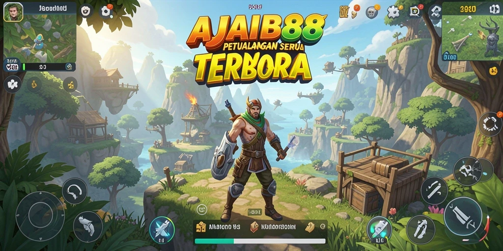 Gameplay seru di dunia terbuka AJAIB88 penuh petualangan.