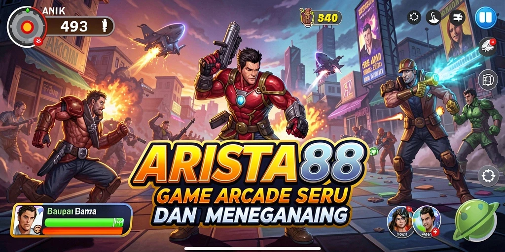 Screenshot ARISTA88 menampilkan gameplay penuh aksi dan keseruan.