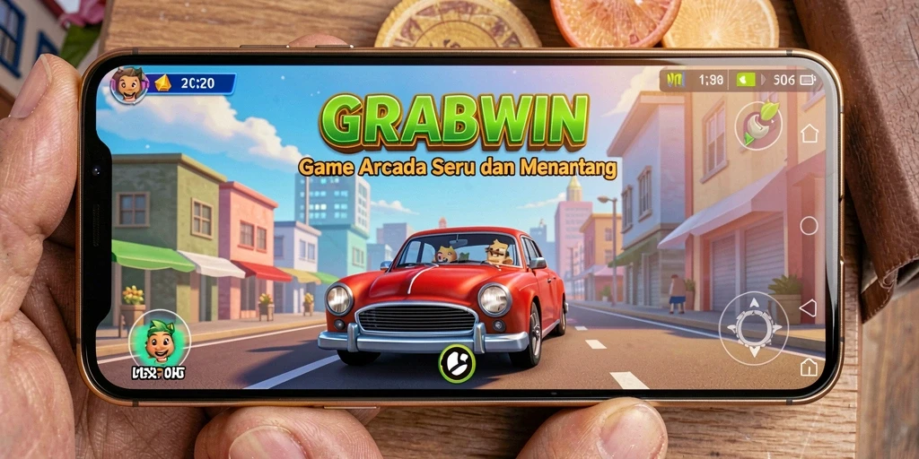 Tangkapan layar gameplay GRABWIN yang seru dan menarik.