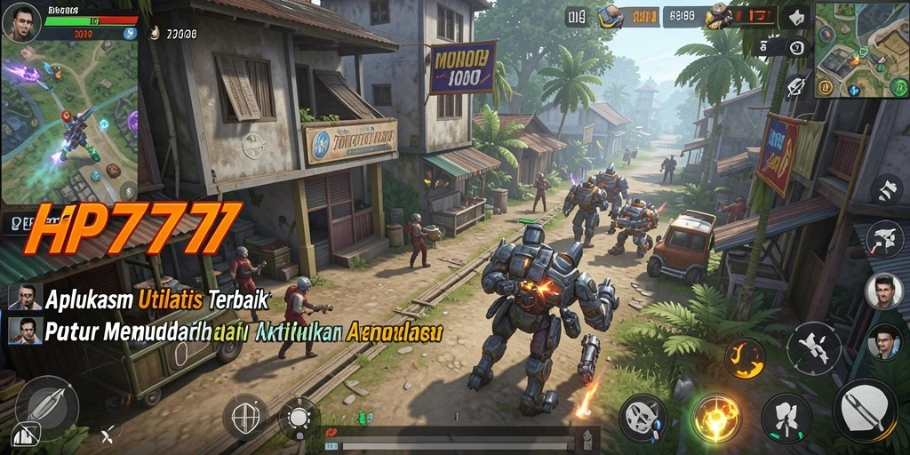 Screenshot utama HP777 menampilkan antarmuka yang bersih dan efisien.