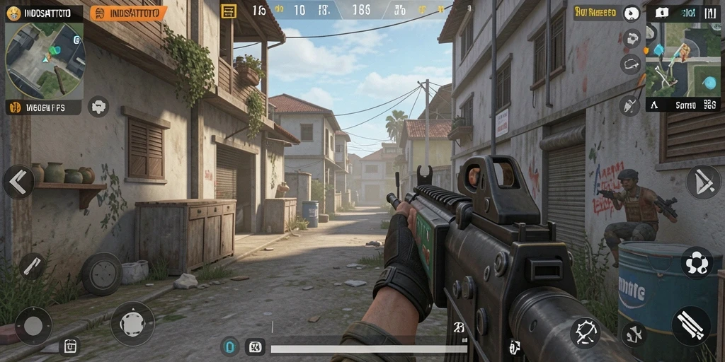 Tampilan gameplay INDOSATTOTO yang mendebarkan dan intens.