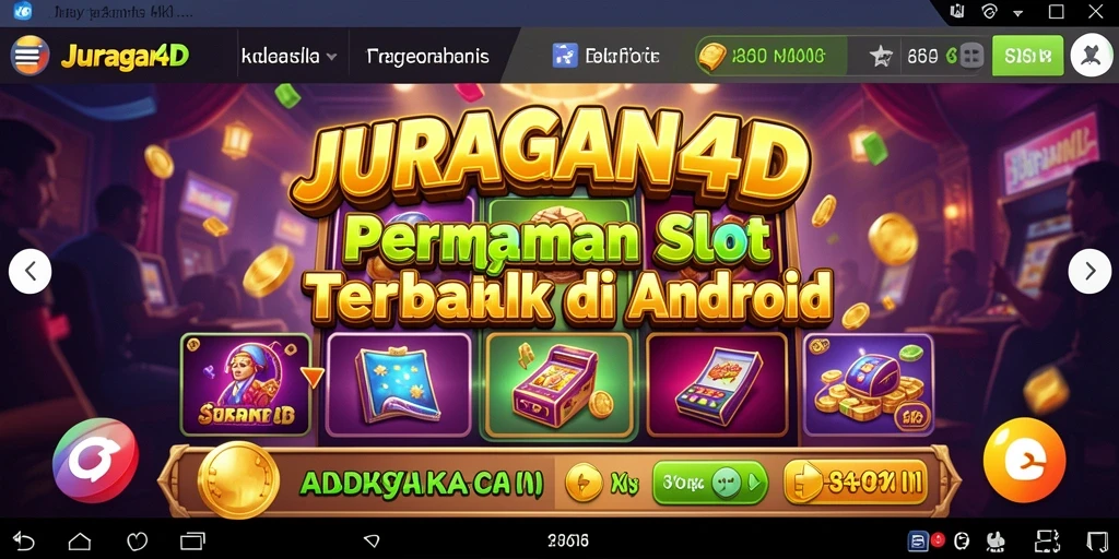 Tampilan menarik dari gameplay JURAGAN4D yang penuh warna.