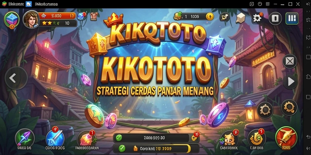 Tampilan gameplay KIKOTOTO yang mendebarkan dan strategis.