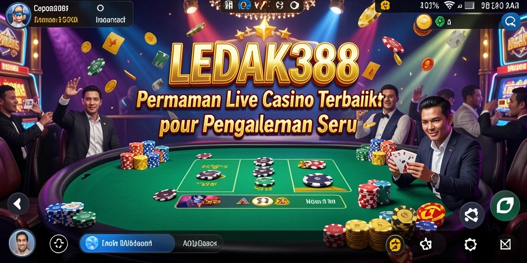 Tampilan gameplay Live Casino yang menarik di LEDAK388.