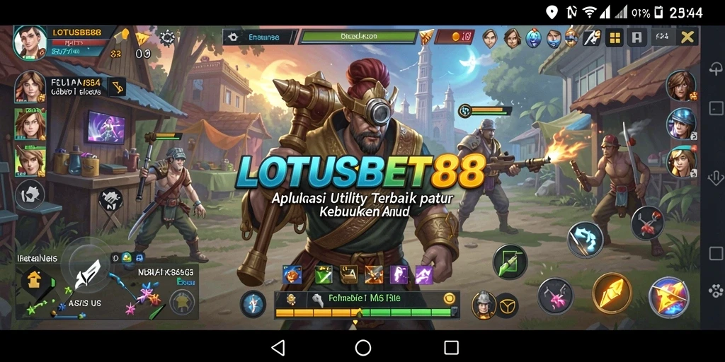 Tampilan utama LOTUSBET88 yang mudah digunakan dan fungsional.