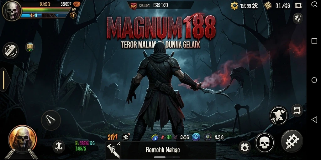 Gameplay menegangkan di dunia penuh kegelapan dan misteri.