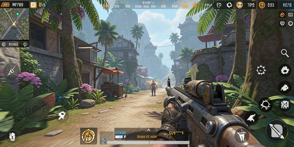 Tampilan gameplay TPS mendebarkan dan penuh aksi.