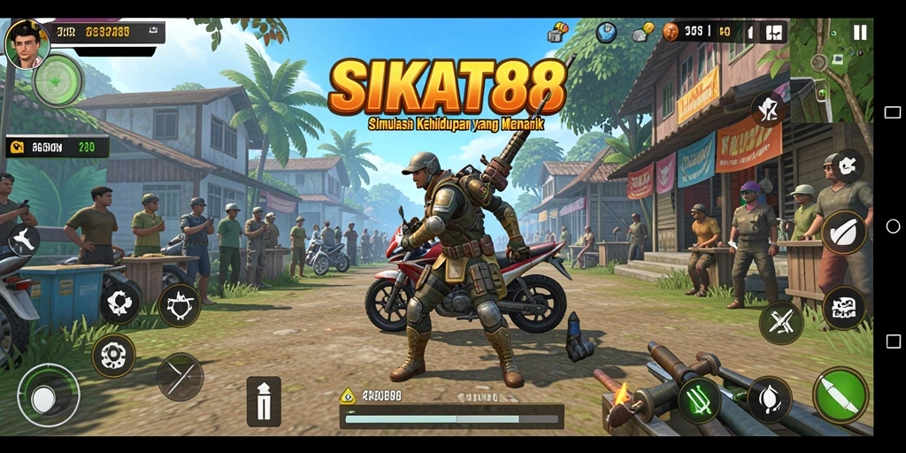 Tampilan gameplay seru dan interaktif dari SIKAT88.
